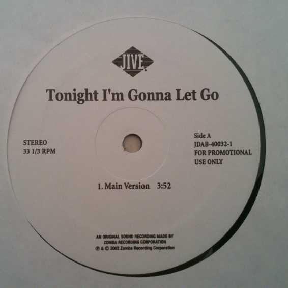 Syleena Johnson : Tonight I'm Gonna Let Go (12", Promo)