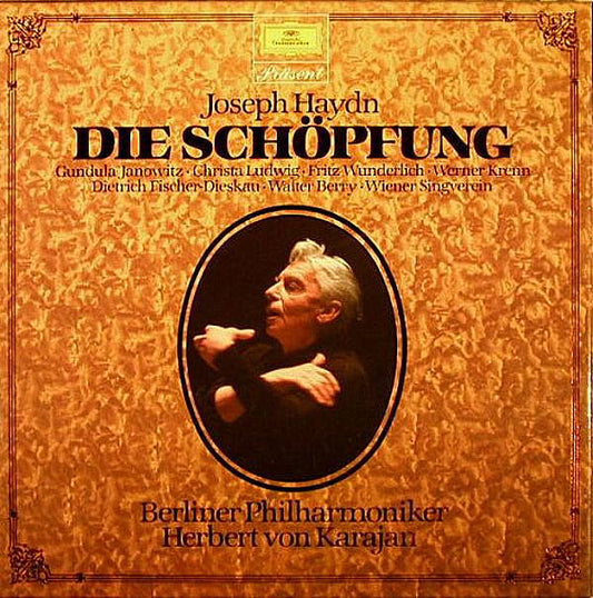 Joseph Haydn / Herbert Von Karajan / Berliner Philharmoniker / Wiener Singverein / Fritz Wunderlich / Werner Krenn / Walter Berry / Dietrich Fischer-Dieskau / Christa Ludwig / Gundula Janowitz : Die Schöpfung (Box + 2xLP)