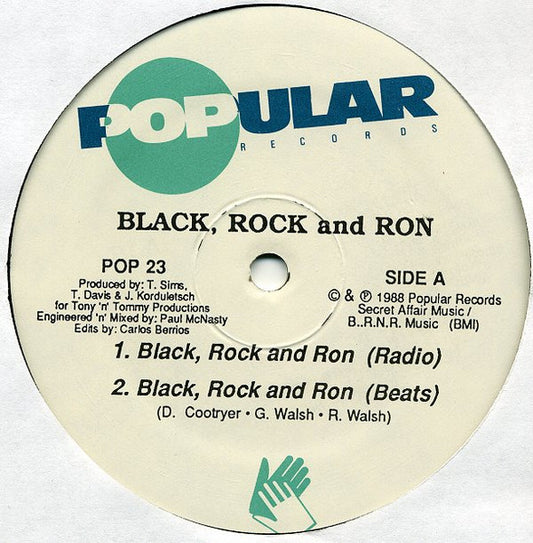 Black Rock And Ron* : Black Rock And Ron (12", Single)
