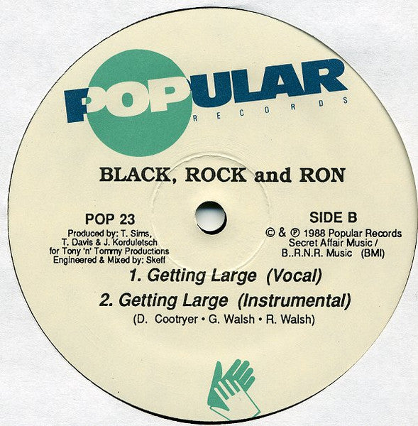 Black Rock And Ron* : Black Rock And Ron (12", Single)