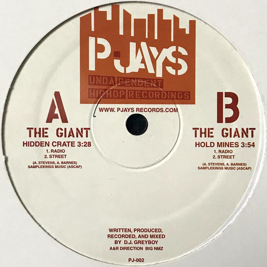 Andre The Giant : Hidden Crate / Hold Mines (12")