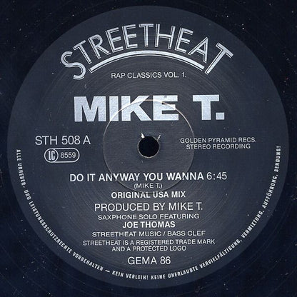 Mike T : Do It Any Way You Wanna (12")