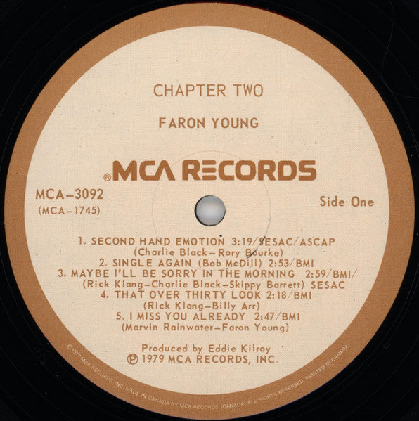 Faron Young : Chapter Two (LP, Album, Glo)