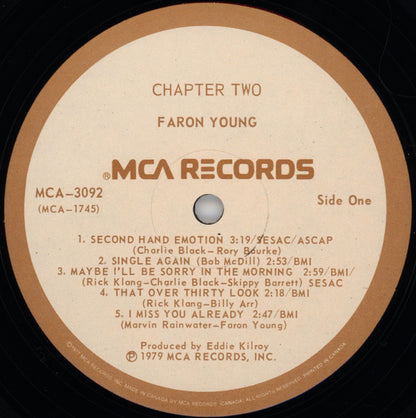 Faron Young : Chapter Two (LP, Album, Glo)