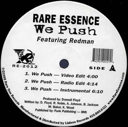 Rare Essence Featuring Redman : We Push (12")