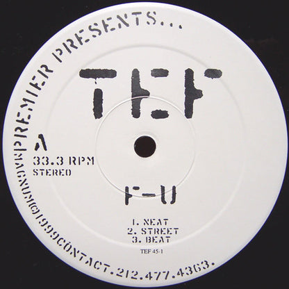 Tef* : Premier Presents...: F-U / Comin' At Cha (12")