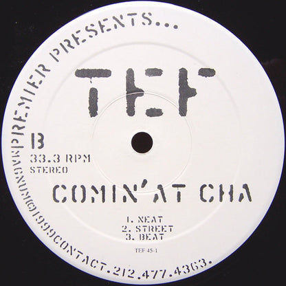 Tef* : Premier Presents...: F-U / Comin' At Cha (12")
