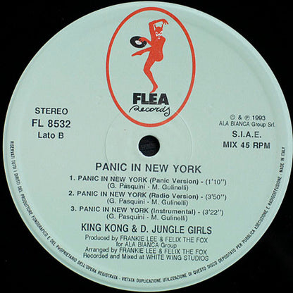 King Kong & D'Jungle Girls : Panic In New York (12")