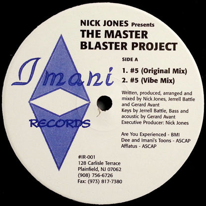 Nick Jones : The Master Blaster Project (12")