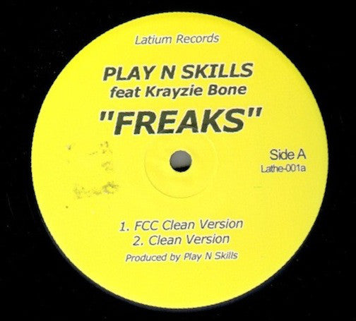 Play N Skills* Feat Krayzie Bone : Freaks (12", Single, Promo)