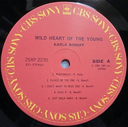 Karla Bonoff : Wild Heart Of The Young (LP, Album)