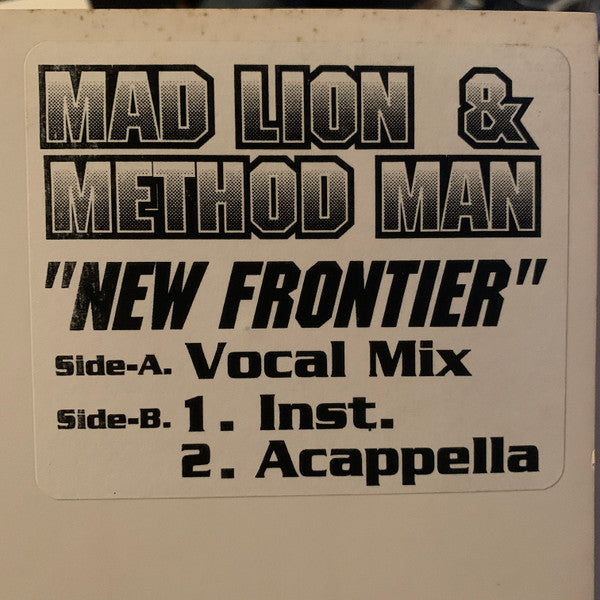 Mad Lion Featuring Method Man : New Frontier (12", W/Lbl)