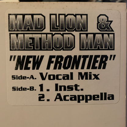 Mad Lion Featuring Method Man : New Frontier (12", W/Lbl)