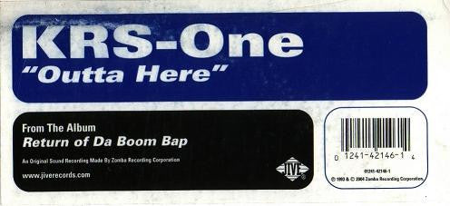 KRS-One : Outta Here (12", RE)
