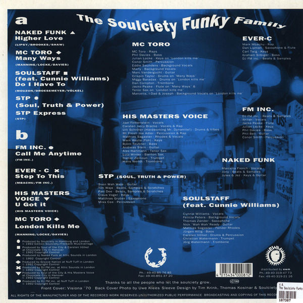 Various : The Soulciety Funky Family (LP, Comp)