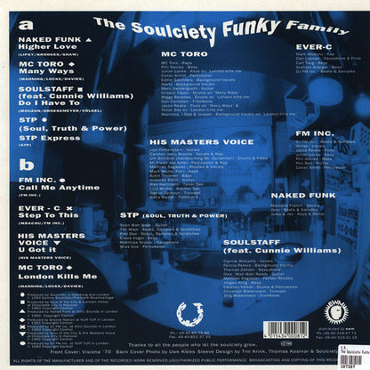 Various : The Soulciety Funky Family (LP, Comp)