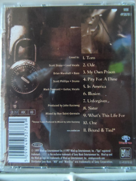 Creed (3) : My Own Prison (MD, Album)