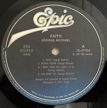 George Michael : Faith (LP, Album)