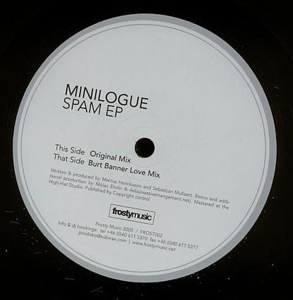 Minilogue : Spam EP (12", EP)