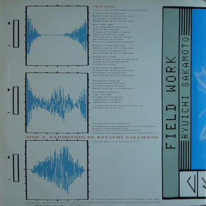 Ryuichi Sakamoto Featuring Thomas Dolby : Field Work (12")