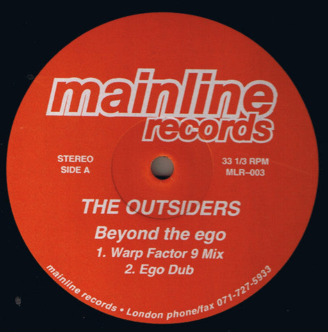 The Outsiders : Beyond The Ego (12")