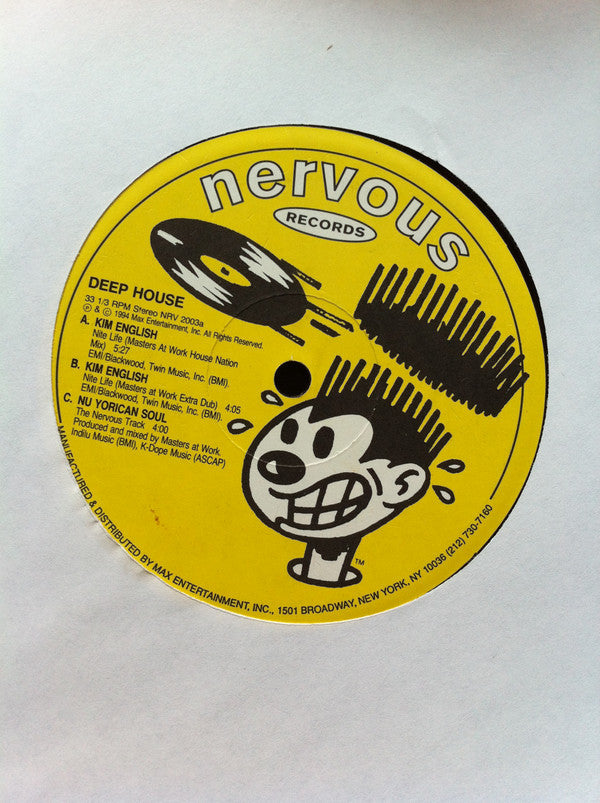 Various : Deep House : Nervous Breakdown Volume 2 (LP, Comp)