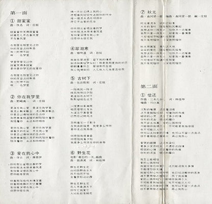 邓丽君* : 歌曲精选(二) (Cass, Comp, Dol)
