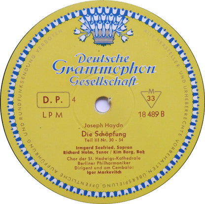 Joseph Haydn – Igor Markevitch : Die Schöpfung (2xLP, Mono)