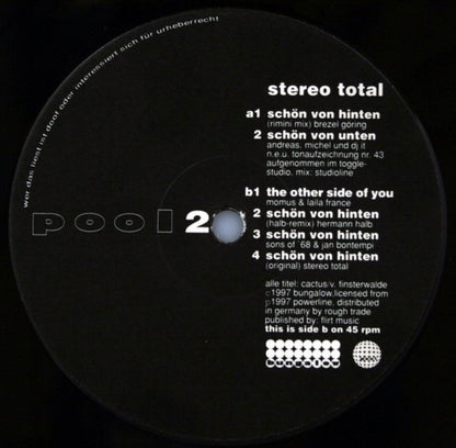 Stereo Total : Schön Von Hinten (12")