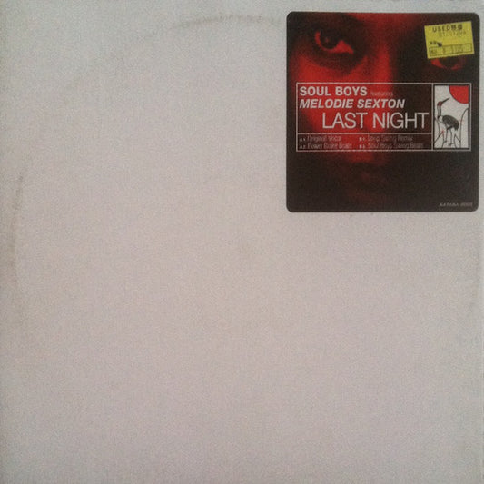 Soul Boys (4) Featuring Melodie Sexton : Last Night (12")