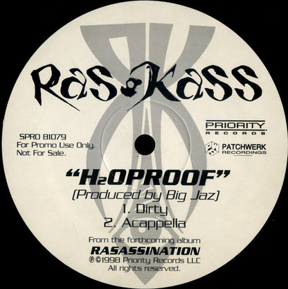 Ras Kass : H₂Oproof (12", Single, Promo)