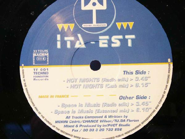 Ita-Est : Hot Nights (12")