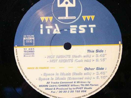 Ita-Est : Hot Nights (12")
