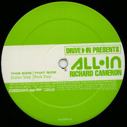Richard Cameron : Indian Step / Rock Step (12", Ltd)