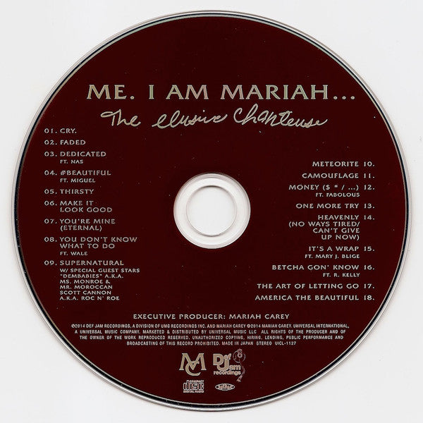Mariah Carey : Me. I Am Mariah ...The Elusive Chanteuse (CD, Album, Dlx)