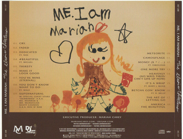 Mariah Carey : Me. I Am Mariah ...The Elusive Chanteuse (CD, Album, Dlx)