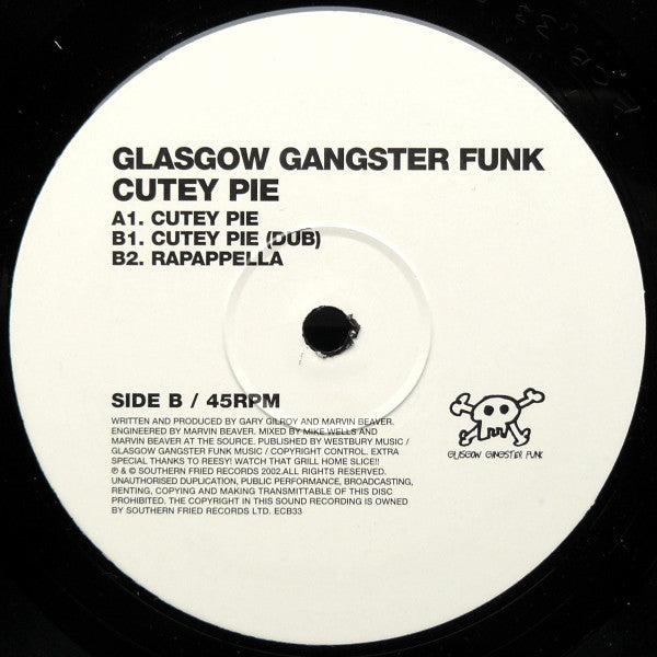 Glasgow Gangster Funk : Cutey Pie (12")