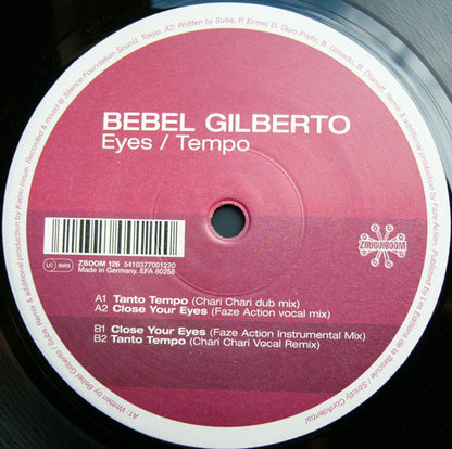 Bebel Gilberto : Eyes / Tempo (12")