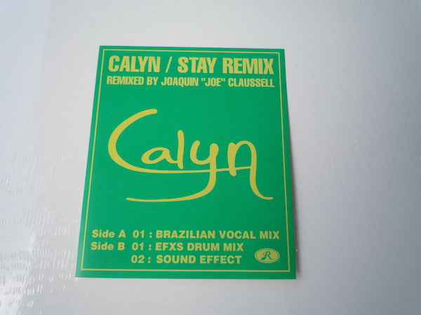 Calyn Tsukishima : Stay (Remix) (12")