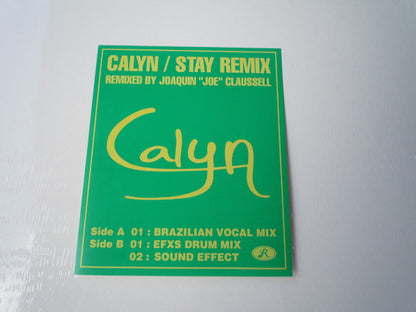 Calyn Tsukishima : Stay (Remix) (12")