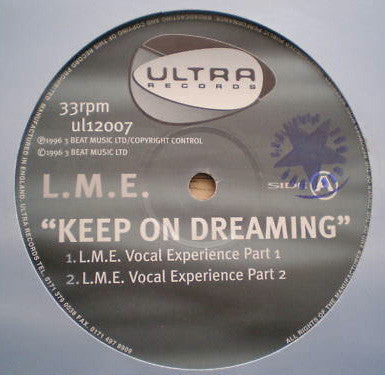L.M.E.* : Keep On Dreaming (12")