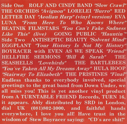 Various : Calling At Duke Street (* An Anti-Fascist Pop Compilation LP *) (LP, Comp, W/Lbl + 7", EP, Comp, Ltd)
