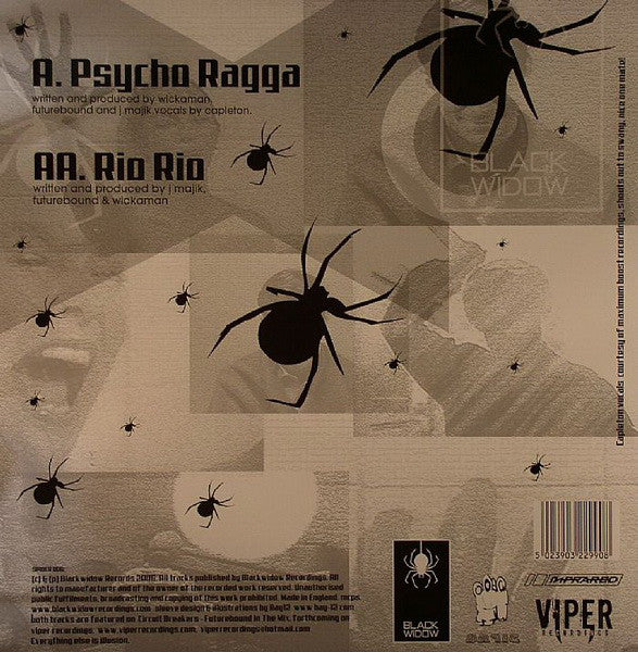 Wickaman, Futurebound* & J Majik : Psycho Ragga / Rio Rio (12")