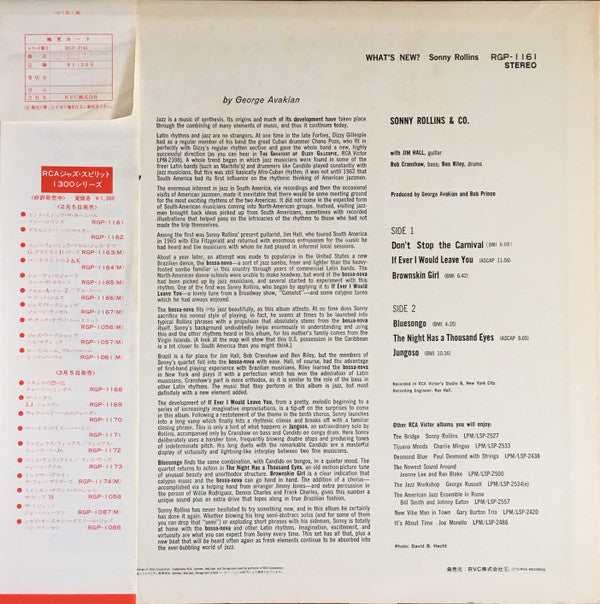 Sonny Rollins & Co. : What's New? (LP, Album, RE)