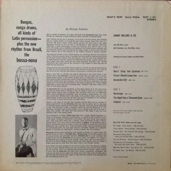 Sonny Rollins & Co. : What's New? (LP, Album, RE)