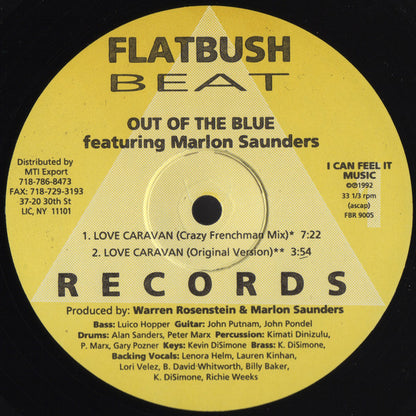 Out Of The Blue Featuring Marlon Saunders : Love Caravan (12")