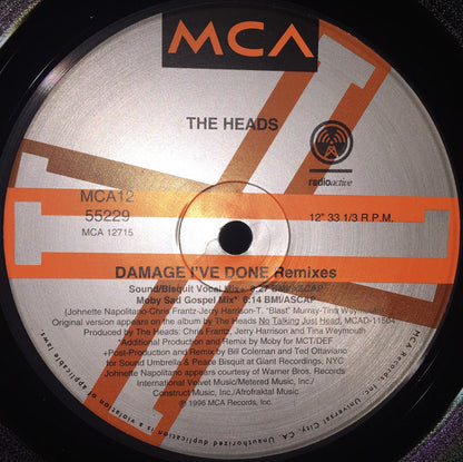 The Heads : Damage I've Done (12", Single)