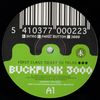 Buckfunk 3000 : First Class Ticket To Telos (2x12", Album)