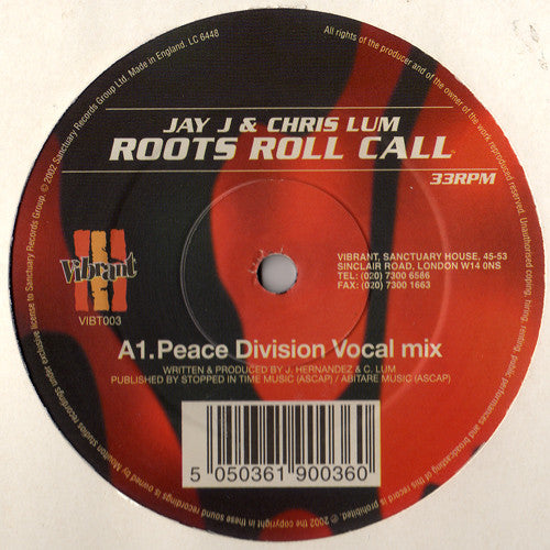 Jay J & Chris Lum* : Roots Roll Call (12")