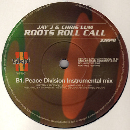 Jay J & Chris Lum* : Roots Roll Call (12")